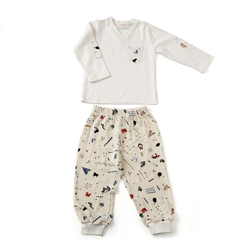 Pijama Longo Cabana - Coleção Folk