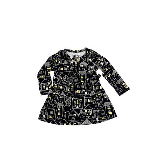 Vestido Manga Longa Preto - Na Madrugada