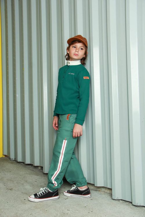 Calça best sale verde infantil