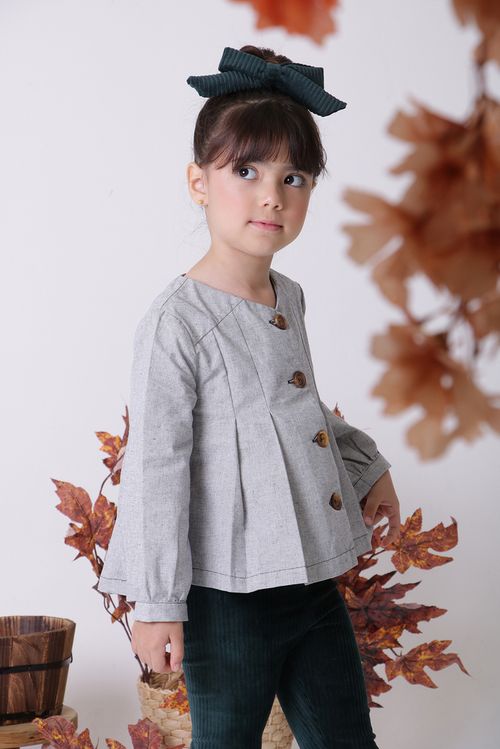 Blusa Olivia Cinza