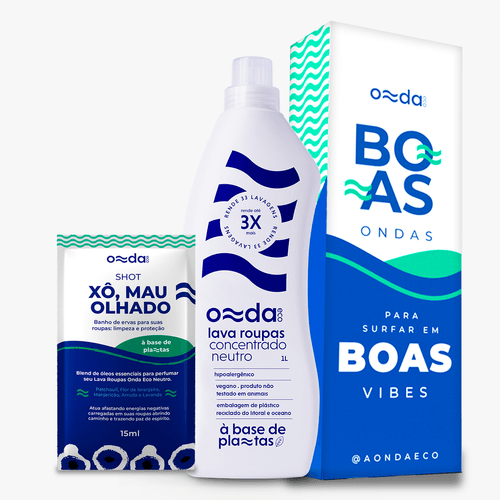 Lava Roupas Xô Mau Olhado - Onda Eco