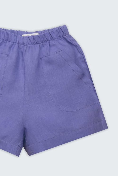 Shorts Chico Linho Roxo