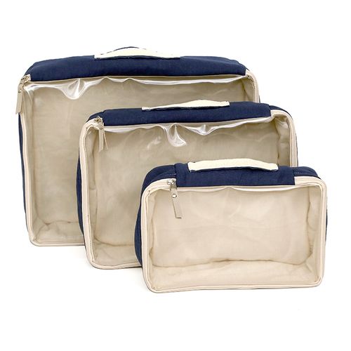 Kit Organizador Linho Azul - Coleção Clássicos