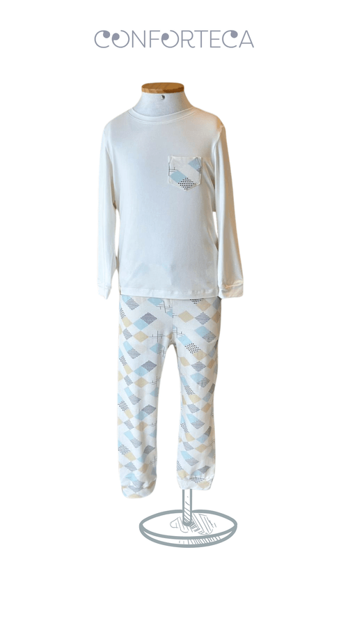 PIJAMA LADRILHO C BOLSO