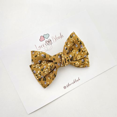 SARAH M FLORAL MOSTARDA