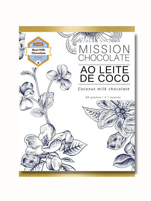 AO LEITE DE COCO 60% (VEGANO) | COCONUT MILK (VEGAN) 60G
