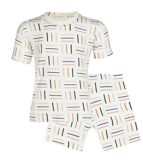 conjunto pijama curto palito colore