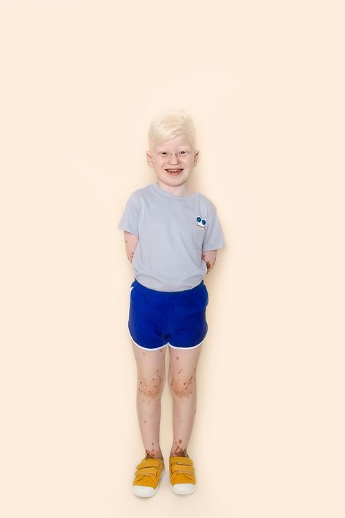 Short Infantil Atoalhado Azul