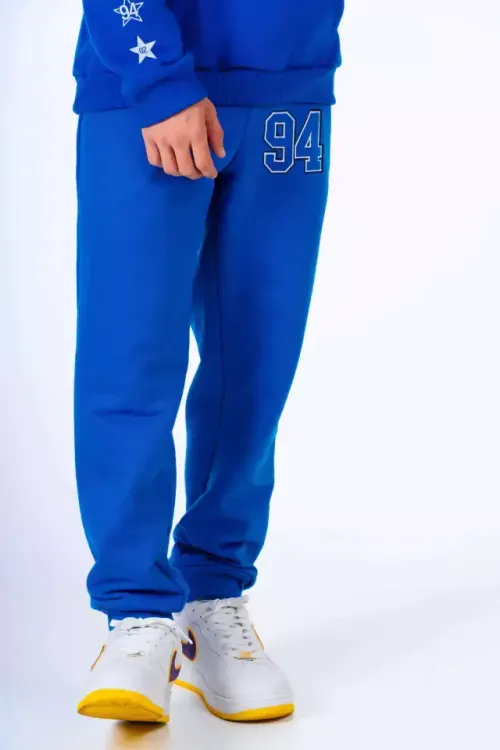 Calça moletom homenagem ao tetra - Azul