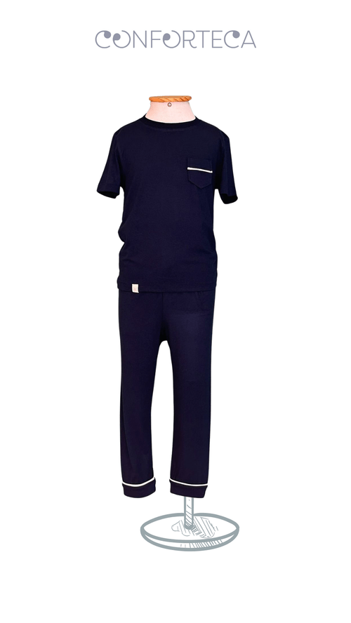 PIJAMA BASIQUE MARINHO
