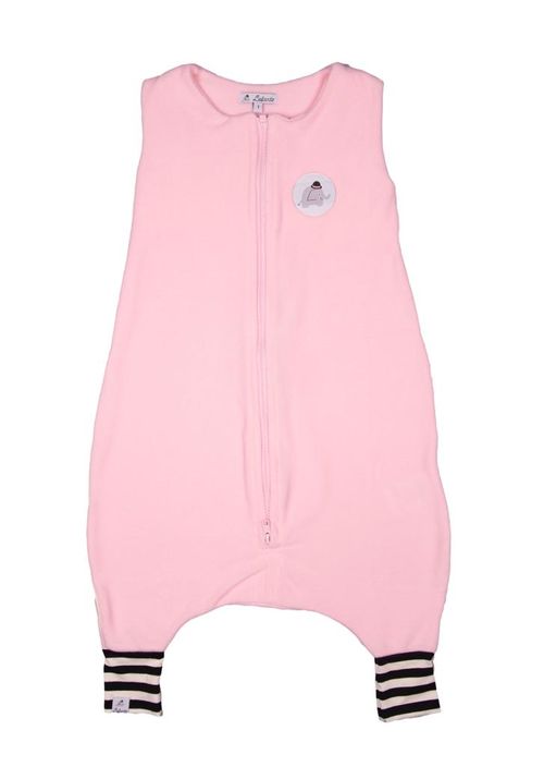 Saco De Dormir Com Pé Soft Rosa