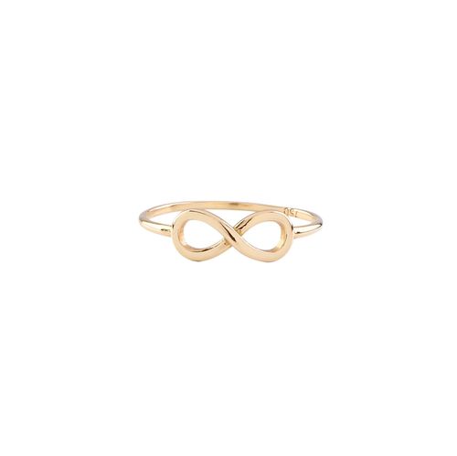 Anel infantil ouro amarelo 18k - Infinito