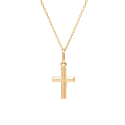 Pingente ouro amarelo 18k - Cruz