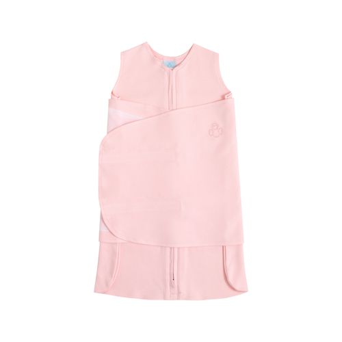 Saco de Dormir Swaddle em Algodão Egípcio Rosa Primavera Verão