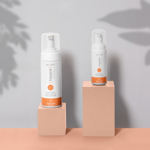 Kit "Adeus lenço umedecido" - Espuma íntima sem enxágue 150 e 50 ml