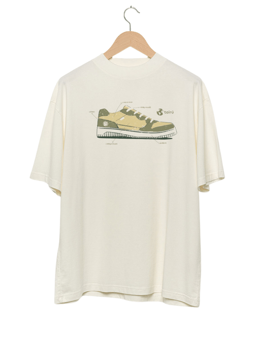 CAMISETA TAIRÚ TÊNIS OFF WHITE
