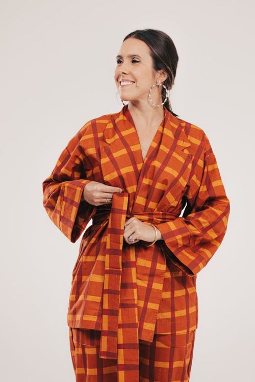 Kimono Xa com Faixa