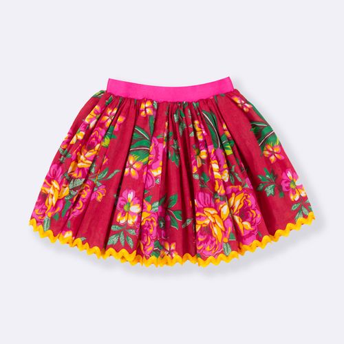 Saia Chita Vem Pro Arraiá vermelho