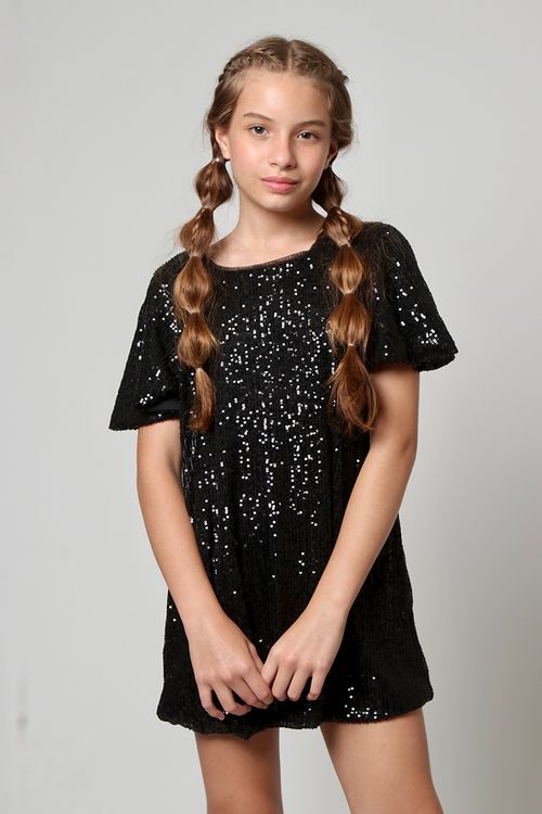 Vestido Isadora SHINE - Champanhe