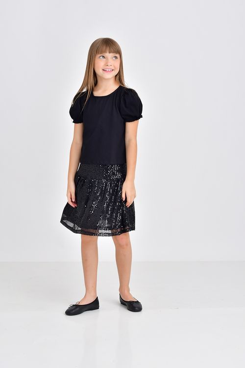 Saia Julia SHINE - Preto