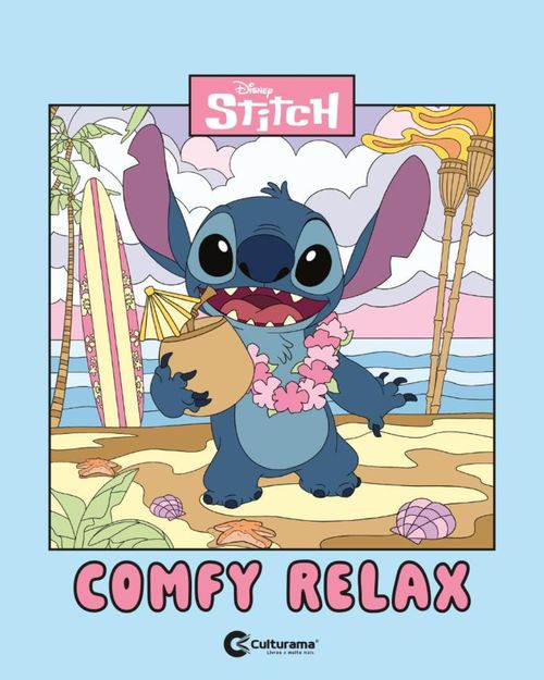 Stitch para Colorir | Culturama | Stitch Comfy Relax Produto Licenciado Disney
